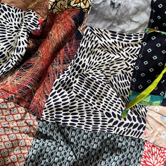 Colorful Patchwork Cargo Pants S-L New! - Picture 5 of 15